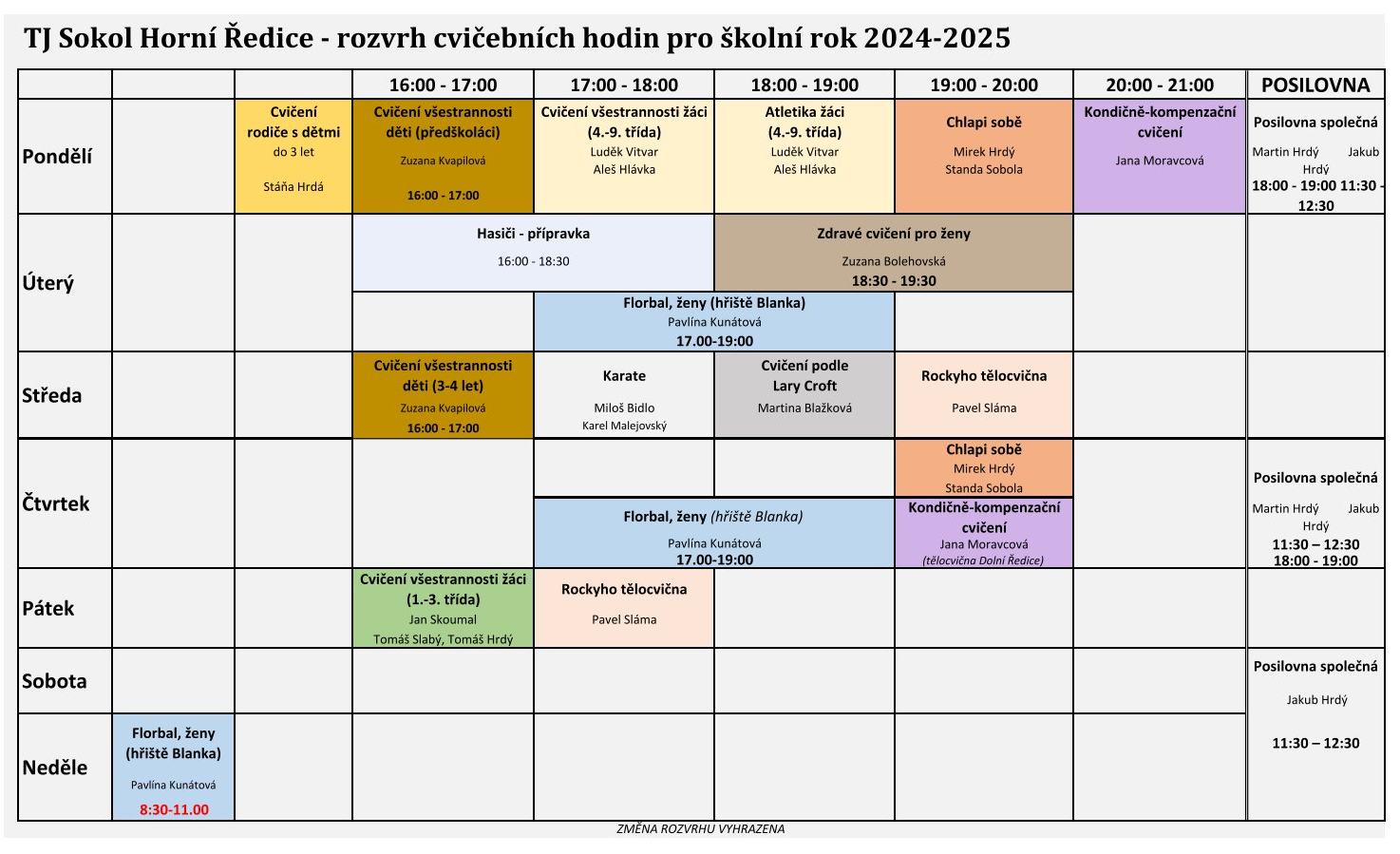 rozvrh hodin 2024-2025